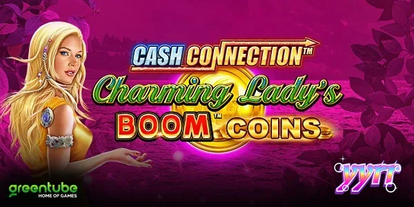Tampilan layar permainan slot Cash Connection™ – Charming Lady’s Boom™ Coins